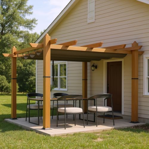 Nowoczesna pergola wysuwana 3x3 metry