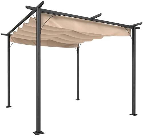 Altana patio z rozsuwanym dachem 3x3 m