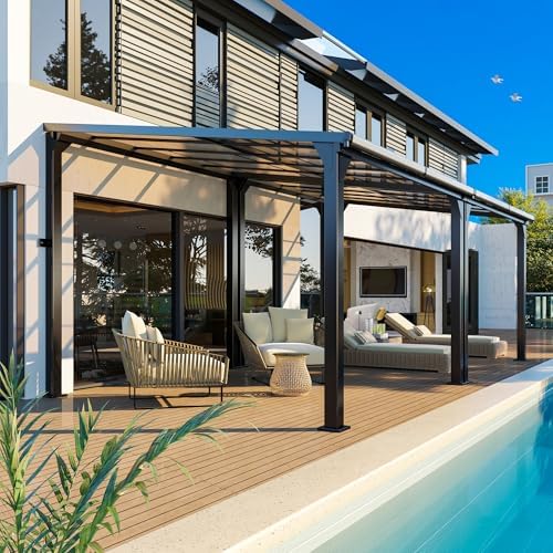 Pergola ścienna duża 3x6 metrów