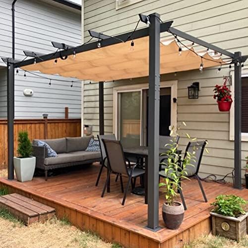 Pergola ogrodowa wysuwana 3x4 metry