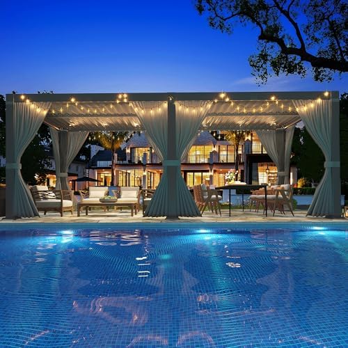 Aluminiowa pergola z regulowanym dachem