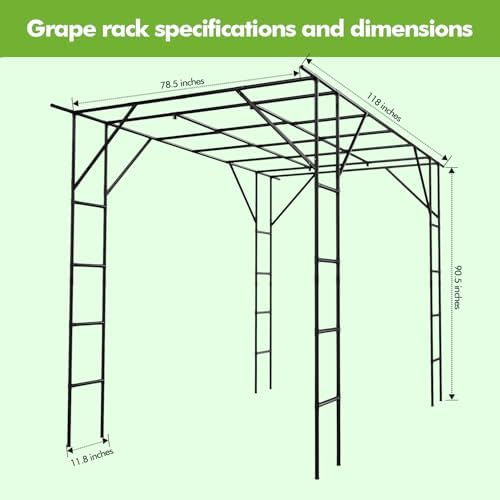 Kratownica na winorośl 3 metry