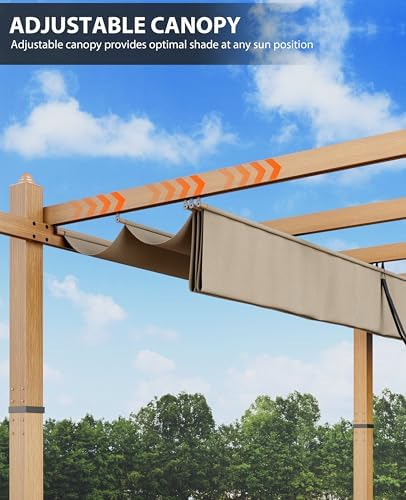 Nowoczesna pergola wysuwana 3x3 metry